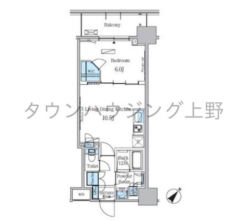 パークアクシス東日本橋ステーションゲートの物件間取画像